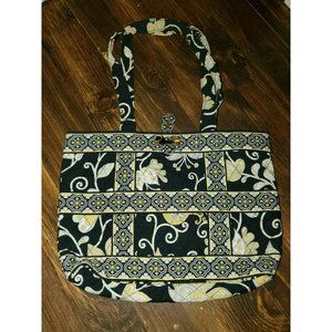 VERA BRADLEY Small Tic Tac Tote YELLOW BIRD